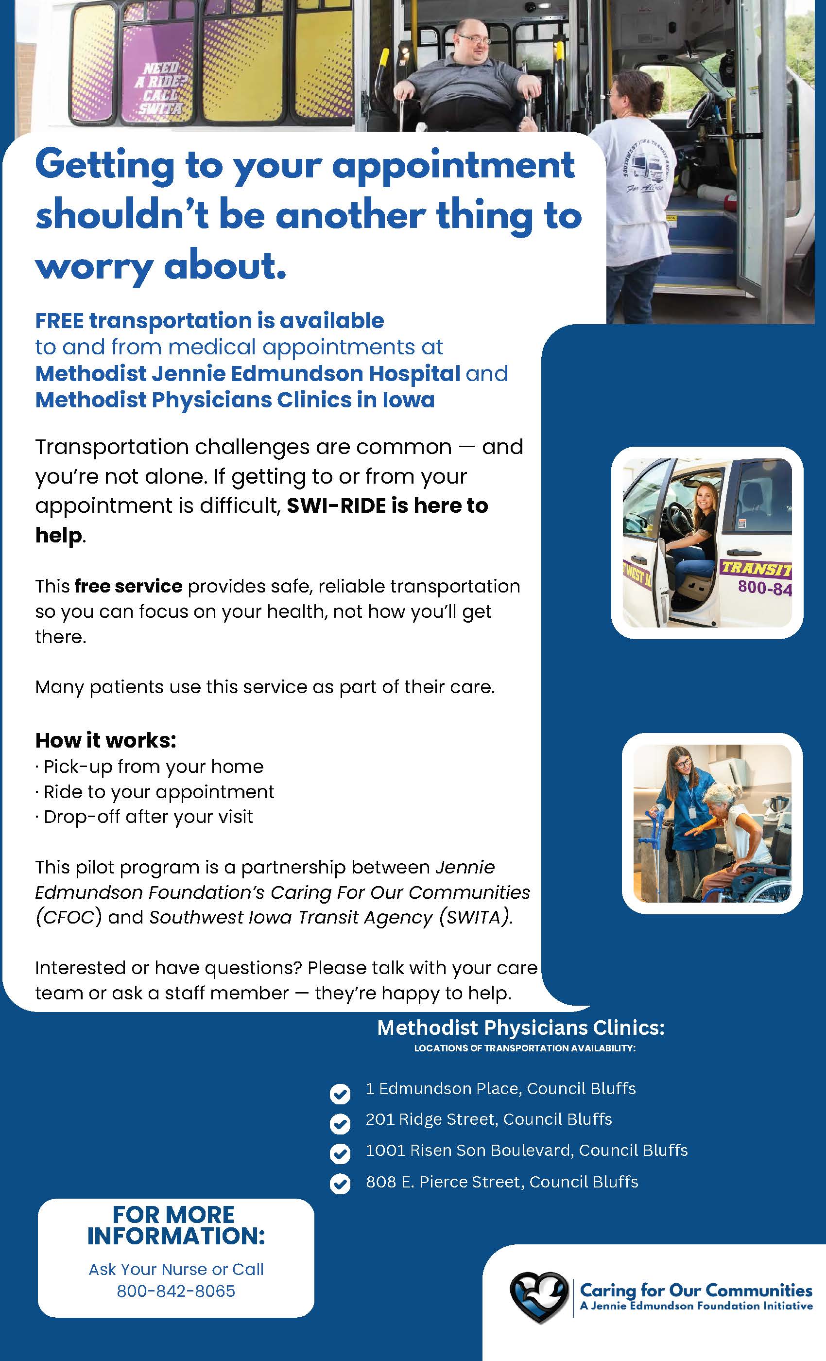 SWI-RIDE Patient Transportation Program