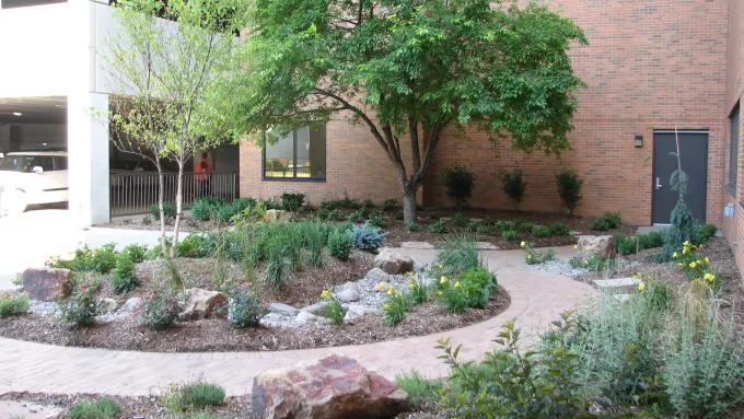 Photo of Methodist Jennie Edmundson Healing Garden Pavers