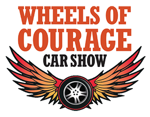 Logo for Wheels of Courage Car Show