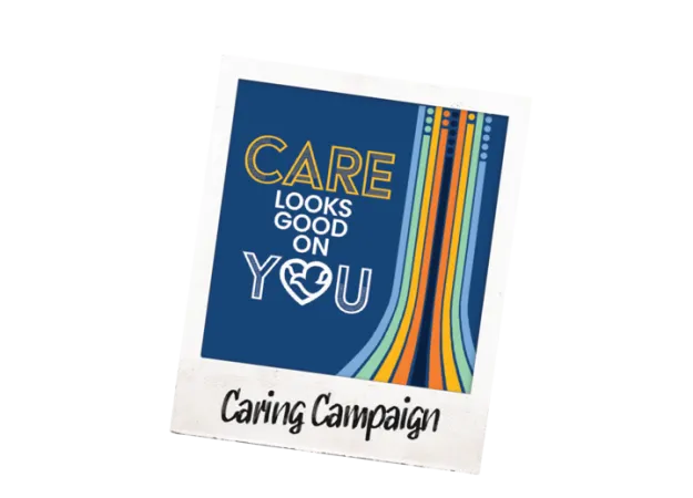 2027 Caring Campaign Polaroid Graphic