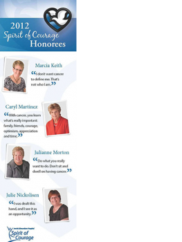 Spirit of Courage Recipients 2012