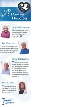 Spirit of Courage Recipients 2015